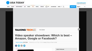 
                            6. Facebook Portal, Google Home Hub, Amazon Echo Show: Which is ...