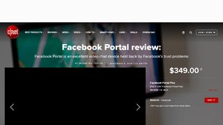 
                            2. Facebook Portal is an excellent video chat device held back by ... - Cnet