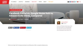 
                            5. Facebook Portal vs. Google Home Hub vs. Amazon Echo ...