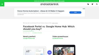 
                            10. Facebook Portal vs. Google Home Hub: Which should you buy ...