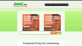 
                            9. Facebook Proxy - Unblock Facebook - zend2.com