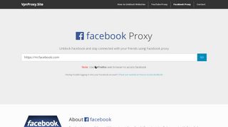 
                            4. Facebook Proxy | Web Proxy to Unblock Facebook