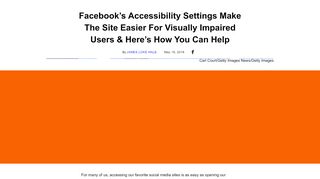 
                            9. Facebook's Accessibility Settings Make The Site Easier For Visually ...