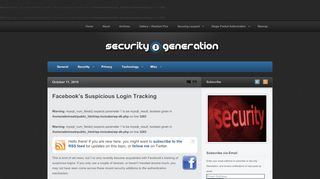 
                            1. Facebook’s Suspicious Login Tracking | Security Generation