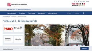 
                            8. Fachbereich 6 - Rechtswissenschaft - Universität Bremen