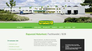 
                            2. Fachhandel / B2B - Rapunzel Naturkost