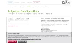 
                            3. Fachpartner-Servicebereich Raumklima - Kermi