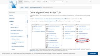 
                            6. Fachschaft Maschinenbau: MWN Storage Cloud