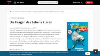 
                            1. Fachzeitschrift Unterricht Biologie | Friedrich Verlag