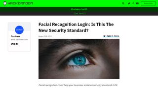 
                            3. Facial Recognition Login: Is This The New Security Standard? - By ...
