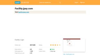 
                            9. Facility.jpay.com: Facility: Login - Easy Counter