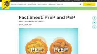 
                            2. Fact Sheet: PrEP and PEP - San Francisco AIDS Foundation