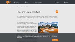 
                            3. Facts and figures about ZDF - ZDFmediathek