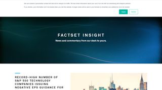 
                            8. FactSet Insight - Commentary and research from our desk to ...