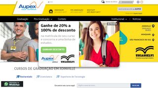 
                            1. Faculdade à distância (EAD) - Graduação e Pós - Aupex