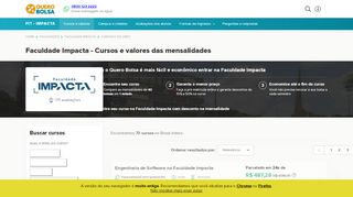 
                            6. Faculdade Impacta - Cursos e Valores das Mensalidades ...