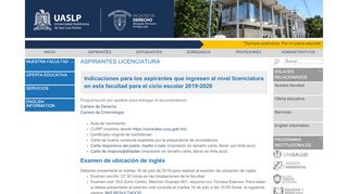 
                            6. Facultad de Derecho aspirantes licenciatura - …