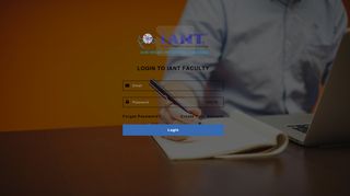 
                            8. faculties.iant.in - Sign In