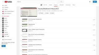 
                            5. Faculty-Blackboard Help @ ACC - YouTube