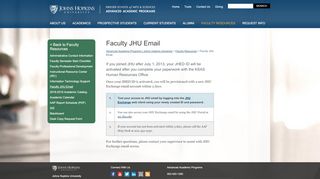 
                            4. Faculty JHU Email | Advanced Academic Programs | Johns Hopkins ...