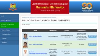 
                            1. Faculty Members - Annamalai University