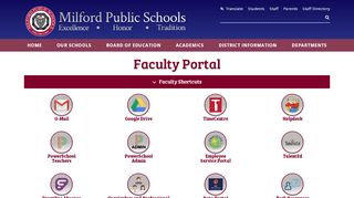 
                            2. Faculty Portal - Milford Public Schools