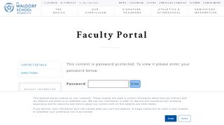 
                            3. Faculty Portal - Waldorf School of Garden City