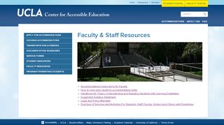 
                            7. Faculty Resources - UCLA Center for Accessible Education