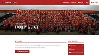 
                            3. Faculty & Staff | D'Youville