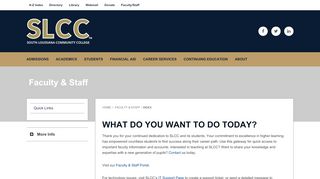 
                            6. Faculty & Staff | Faculty & Staff - South Louisiana Community College