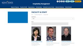 
                            7. Faculty & Staff | Hospitality Management | Kent …