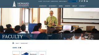 
                            10. Faculty & Staff | Howard University