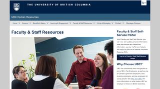
                            2. Faculty & Staff Resources - UBC Human Resources