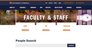 
                            2. Faculty & Staff | The University of Virginia