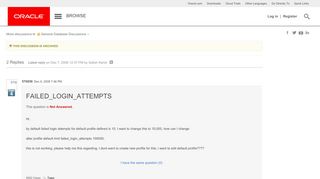
                            5. FAILED_LOGIN_ATTEMPTS | Oracle Community
