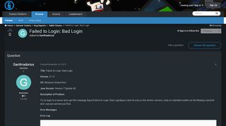 
                            2. Failed to Login: Bad Login - Tekkit Classic - Technic Forums
