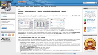 
                            9. FairBot - Trading Software for Betfair, the Betting Exchange