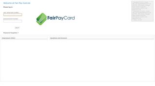 
                            1. Fairpay Portal: Please log in