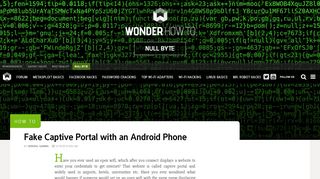 
                            2. Fake Captive Portal with an Android Phone « Null Byte :: WonderHowTo