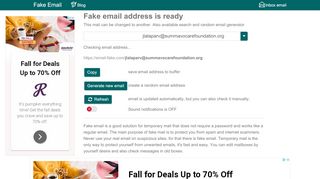 
                            6. Fake Email - Disposable Temporary Email