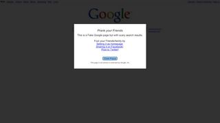 
                            5. Fake Google Prank - shinysearch.com