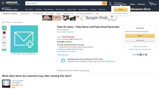 
                            2. Fake ID maker - Fake Name and Fake Email ... - Amazon.com