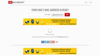 
                            10. Fake Mail Generator - Free temporary email addresses
