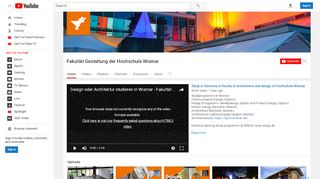 
                            7. Fakultät Gestaltung der Hochschule Wismar - YouTube