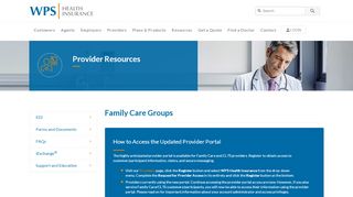 
                            2. Family Care Groups | WPS Health Insurance