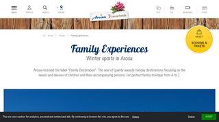 
                            5. Family Experiences | Holidays in Arosa | Switzerland