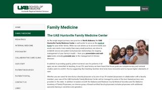 
                            3. Family Medicine | Huntsville, Alabama | UAB School of Medicine