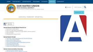 
                            1. Family Portal / Aeries Parent Portal