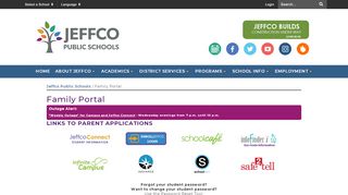 
                            3. Family Portal - Jeffco Public Schools