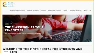 
                            9. Family Portal — Metro Nashville Public Schools